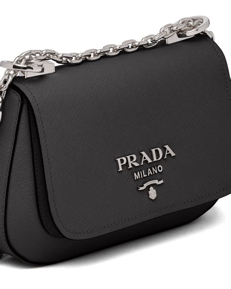 saffiano leather shoulder bag prada price|prada saffiano leather odette bag.